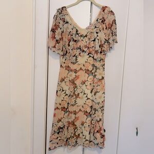 Floral Silk Calypso St Barth Chiffon Dress